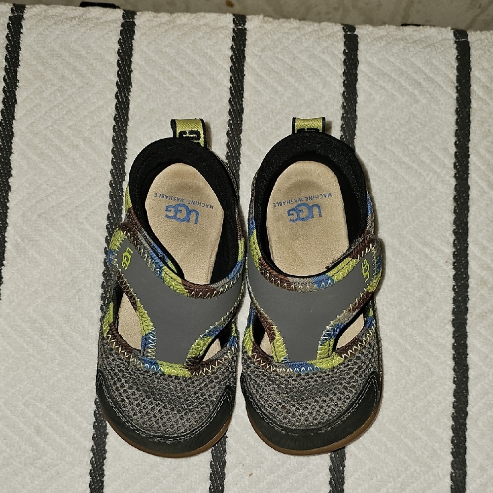 UGG Gray and Green Water Shoes for Active Adventures